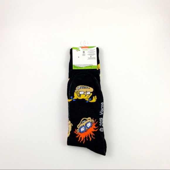 New Mens Nickelodeon Rugrats Socks Size 6-12 - Picture 3 of 5